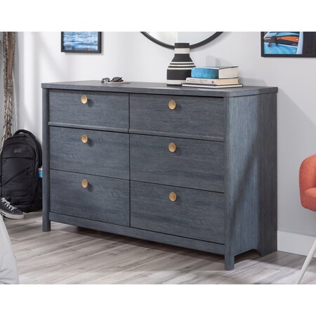 Sauder Dover Edge Dresser Dok , Spacious drawers feature metal runners and safety stops 433518